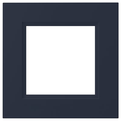 AXSTAD blue door, plastic glass, square modern.