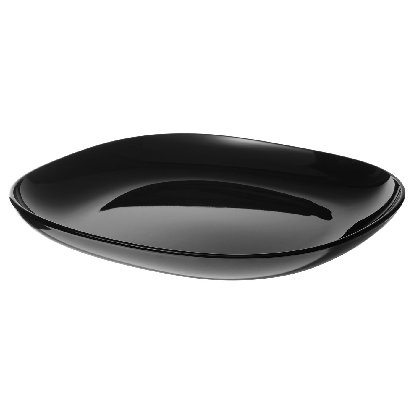 BACKIG Serving plate black IKEA