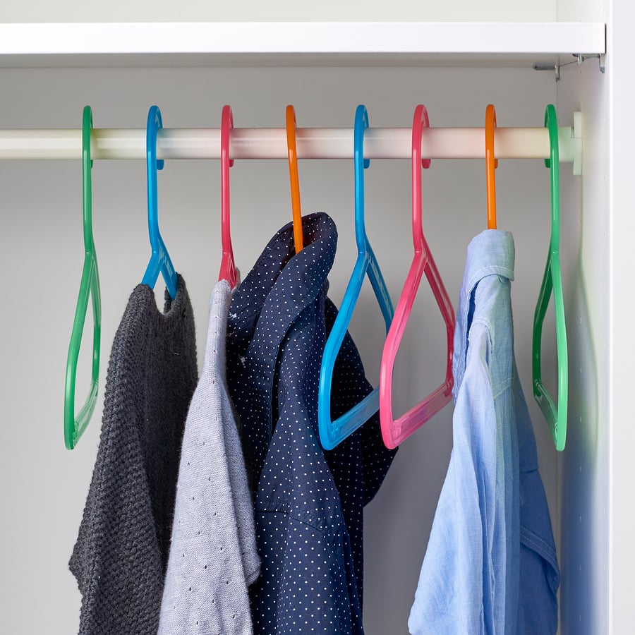 BAGIS Children's coathanger assorted colours mixed colours IKEA