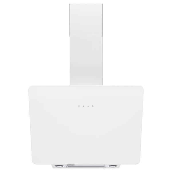 Wall mounted extractor hood, BEJUBLAD, white, 66 cm IKEA