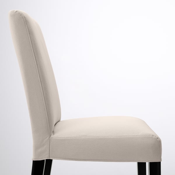 Modern chair with high back support, padded seat, elegant black legs. Comfortable, stylish, durable.