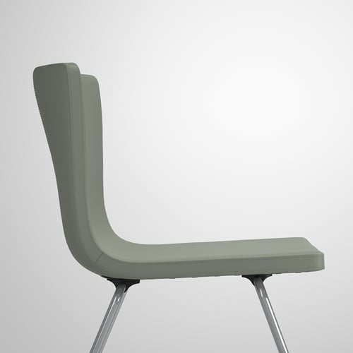 Chair, BERNHARD, chromeplated IKEA