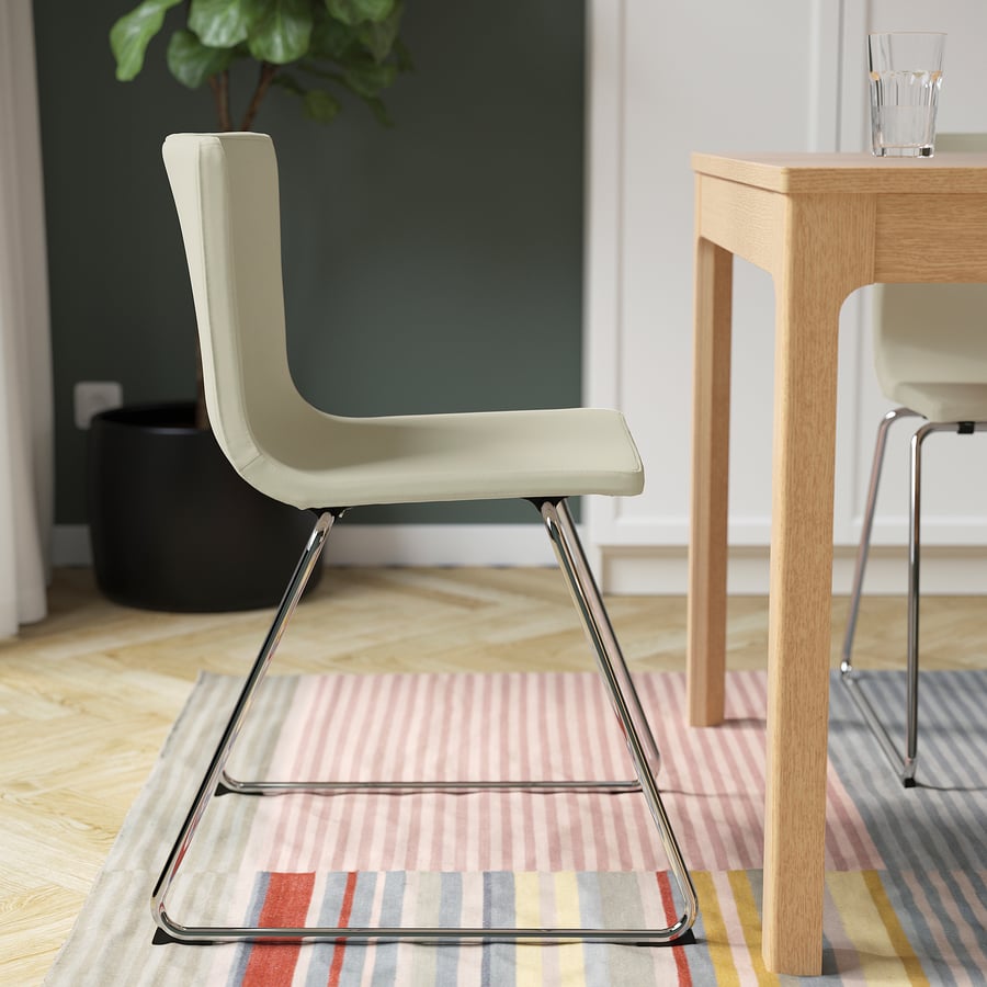 Chair, BERNHARD, chromeplated IKEA