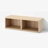 BESTÅ Frame, white stained oak effect, 120x40x38 cm