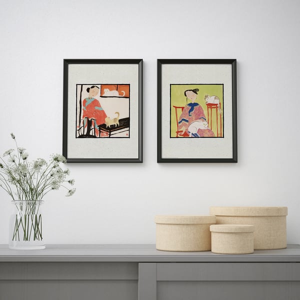 Bild Poster Cat Cuddling 30x40 Cm Ikea