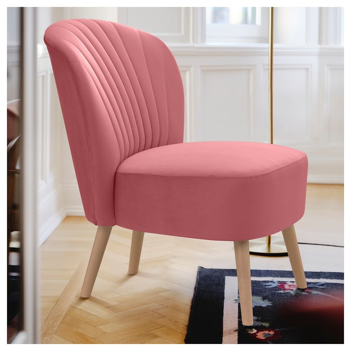 Easy chair, BILLHAMN, dark pink IKEA