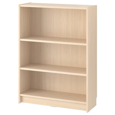 BILLY beige bookcase, 3 shelves