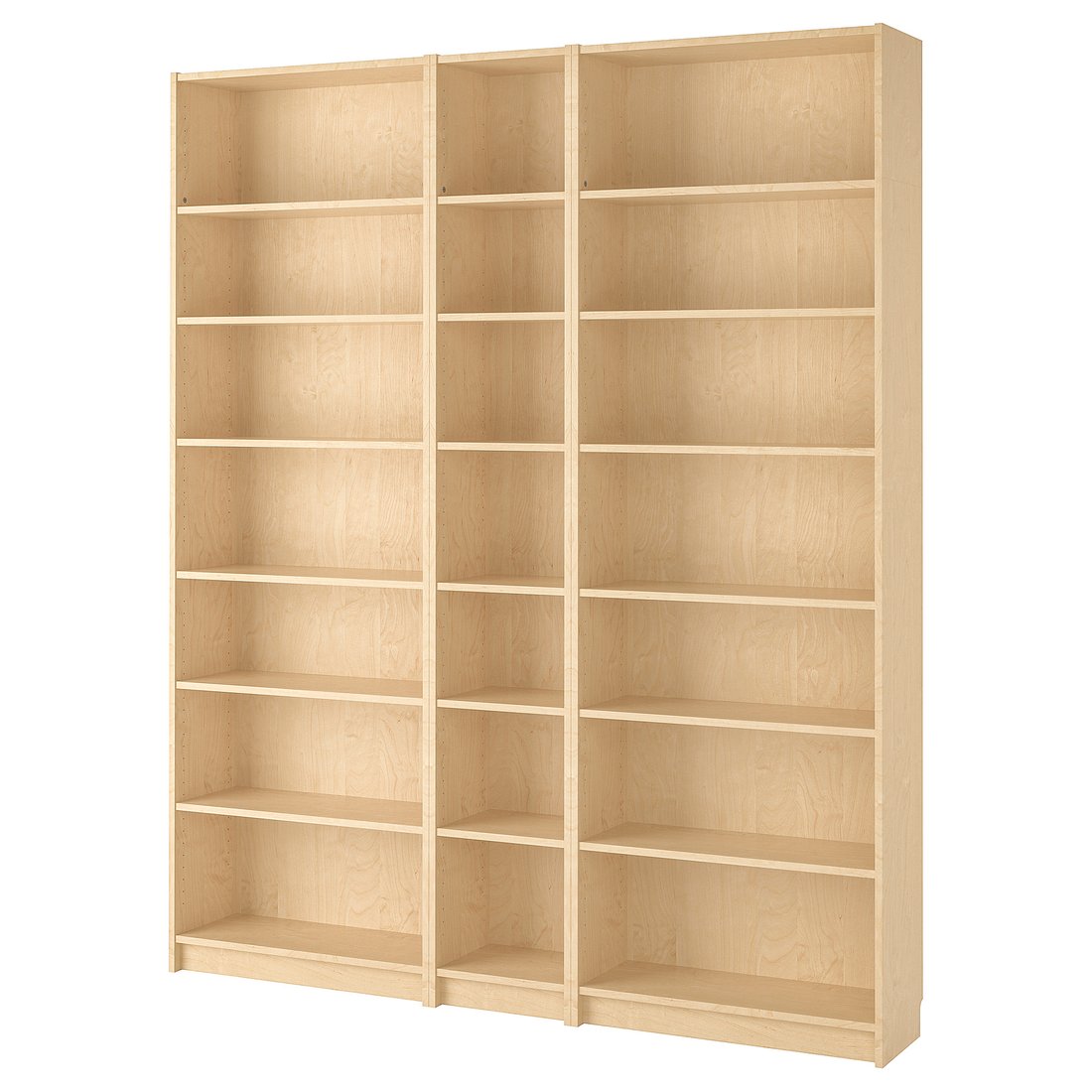 BILLY Bookcase birch veneer IKEA