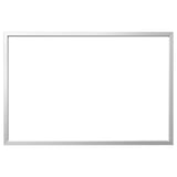 A BJÖRKSTA silver frame with an aluminum finish, rectangular shape, and sleek design.