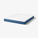 BLÅFJÄLLET Mattress and mattress pad, medium firm/Vissle blue, 160x200 cm