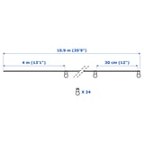 Illustration with measurements for the product: BLÖTSNÖ.