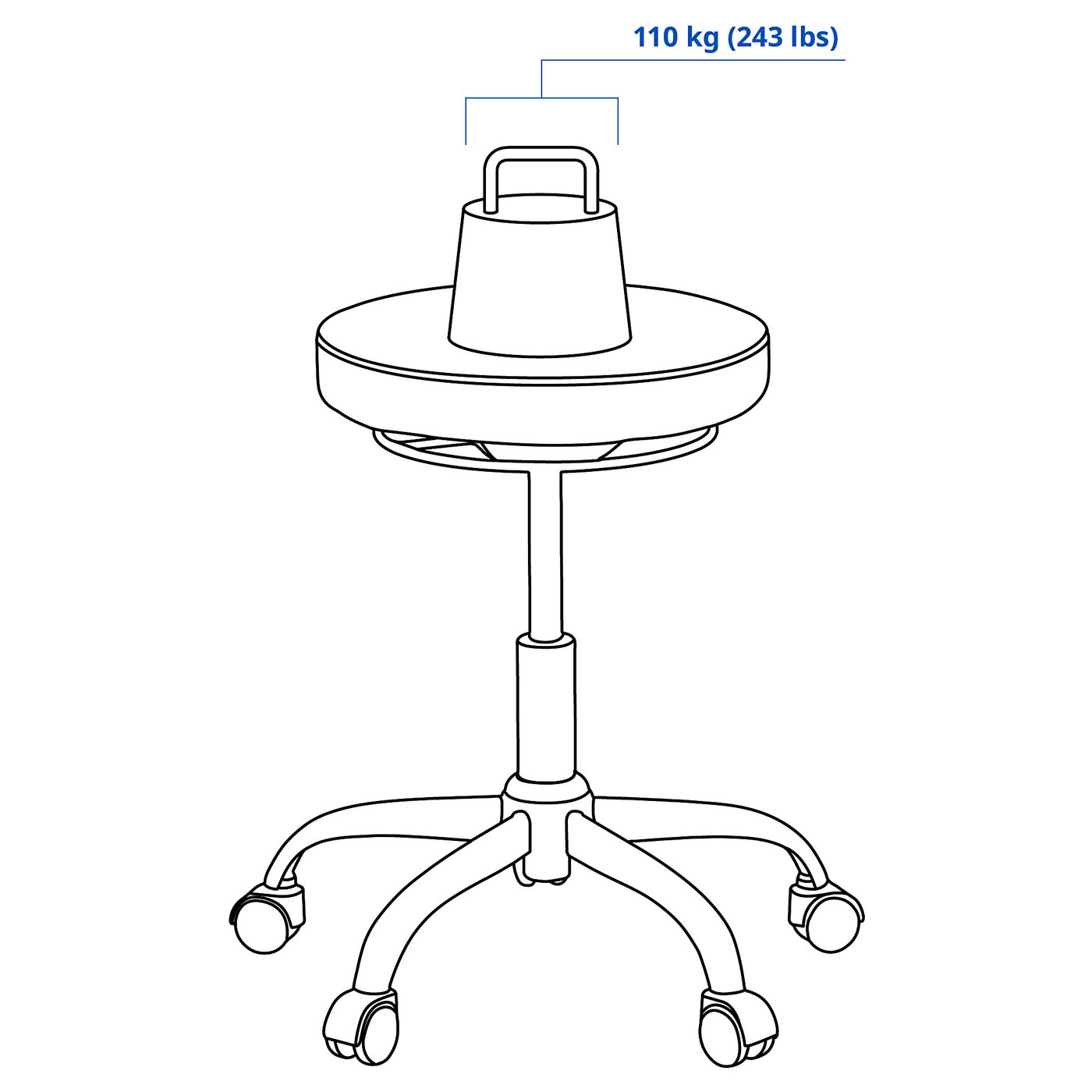 blykobb-stool-with-castors-