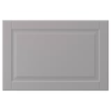 Rectangular grey cabinet door with beveled edges.