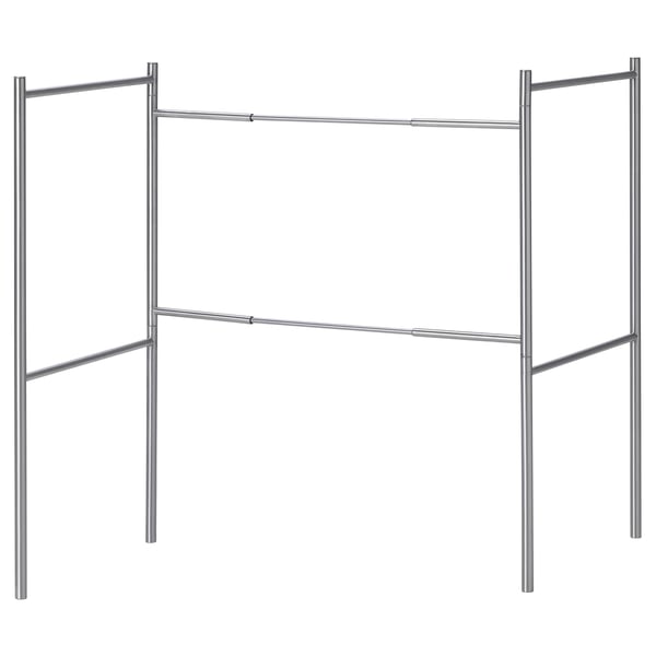 Extendable towel stand, BROGRUND, stainless steel - IKEA