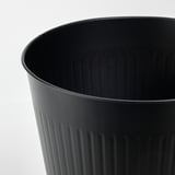 Durable dark textured planter.