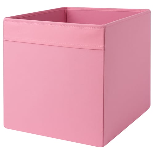 DRÖNA Box, light pink, 33x38x33 cm IKEA