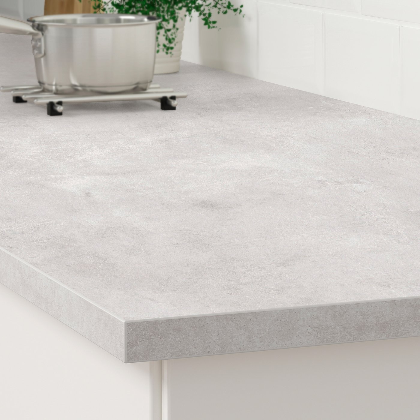 ekbacken worktop light grey concrete effect laminate 186x2 8 cm ikea