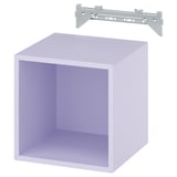 EKET Wall-mounted shelving unit, pale lilac, 35x35x35 cm