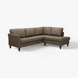 EKHOLMA Cvr f crnr sofa, 4-seat w open end, Kilanda grey-brown