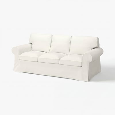 EKTORP Cover for 3-seat sofa, Blekinge white