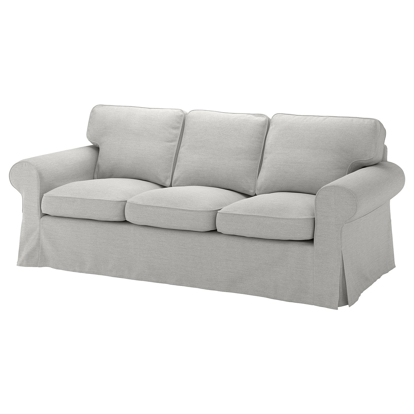 ektorp cover for 3 seat sofa orrsta light grey ikea