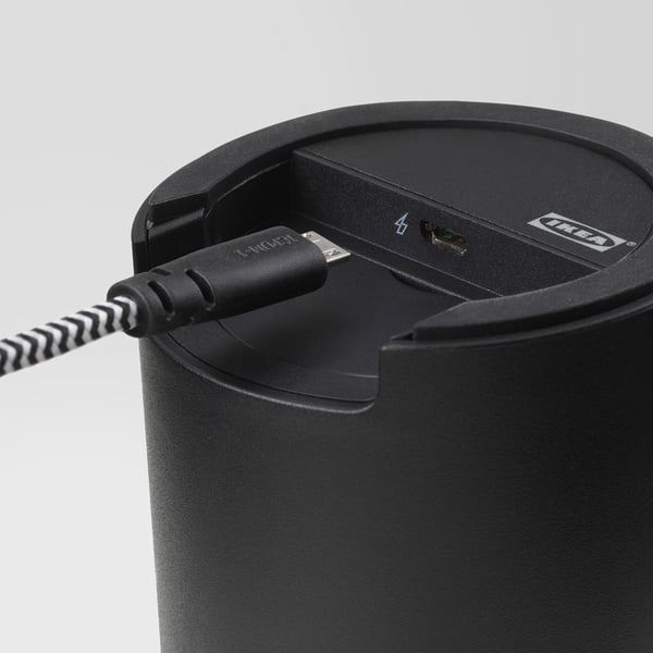 ENEBY Builtin bluetooth speaker, black IKEA