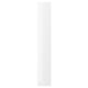 A tall, narrow, white ENHET cabinet with a glossy finish.