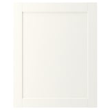 A white ENHET cabinet door with a simple, rectangular design.