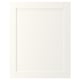 A white ENHET cabinet door with a simple, rectangular design.