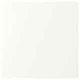 ENHET white cabinet; modern, sleek design. Resilient, plastic-coated particleboard; stylish, minimalist shape.