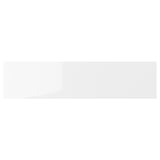 ENHET: modern, white, rectangular drawer, minimalist, glossy finish, durable plastic, easy-clean surface.