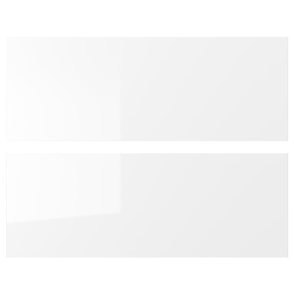 ENHET - white, glossy, square cabinet. 10-year guarantee, durable plastic and foil construction.