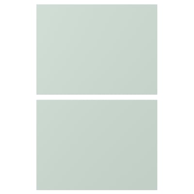 ENHET furniture: pale green, rectangular, smooth surface, 10-year guarantee.