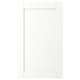 White ENHET wardrobe panel, rectangular, simple design, smooth foil surface.