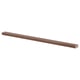 Option: ENKÖPING brown walnut wood shelf, rectangular, under cabinet decor.