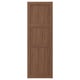 Option: A brown walnut ENKÖPING cabinet door with a classic design, featuring a smooth wood texture and subtle grain.
