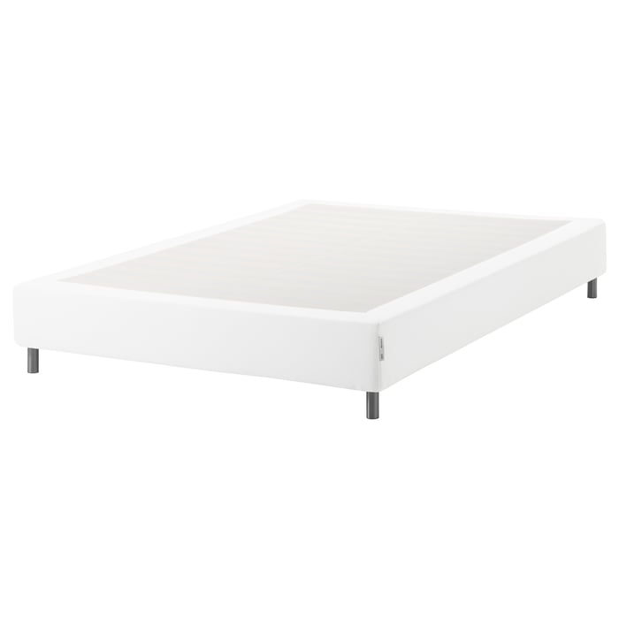 ESPEVÄR slatted mattress base with legs, white, 140x200 cm IKEA