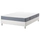 Option: White mattress on white base; IKEA ESPEVÄR/VESTMARKA.