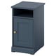 FÅGELFJÄLLET Bedside table, dark grey-blue, 32x41x56 cm