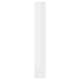 FARDAL white gloss wardrobe panel, modern design, rectangular shape.