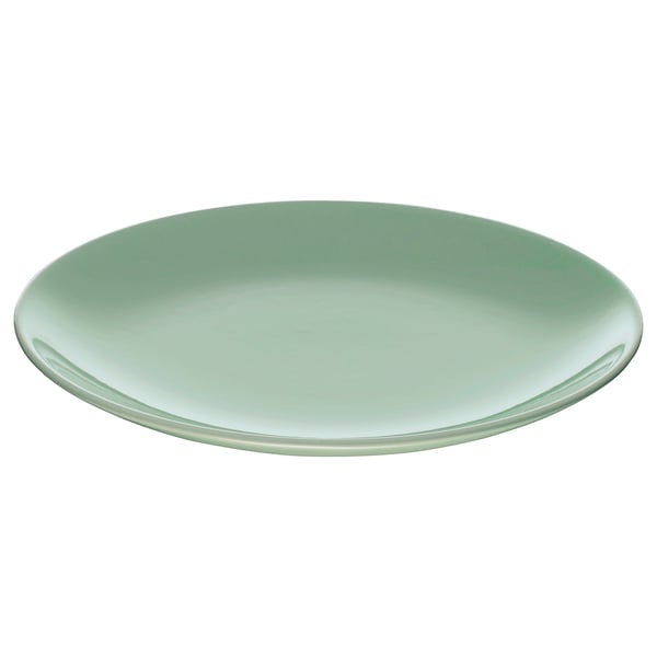FÄRGRIK Side plate, light green, 21 cm