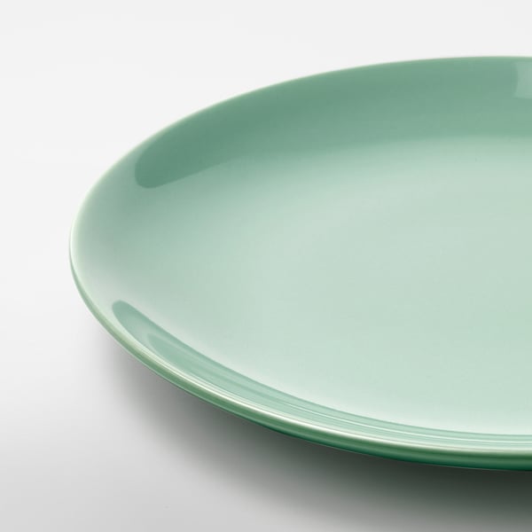 FÄRGRIK Side plate, light green, 21 cm