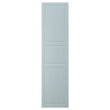FJÄREHALS door: light grey, rectangular, simple panel design, fiberboard.