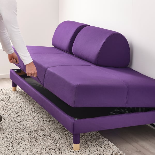 Flottebo Sofa Bed Vissle Purple Ikea