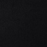 Close-up of black, textured, blockout fabric made from recycled materials, shown in high detail.