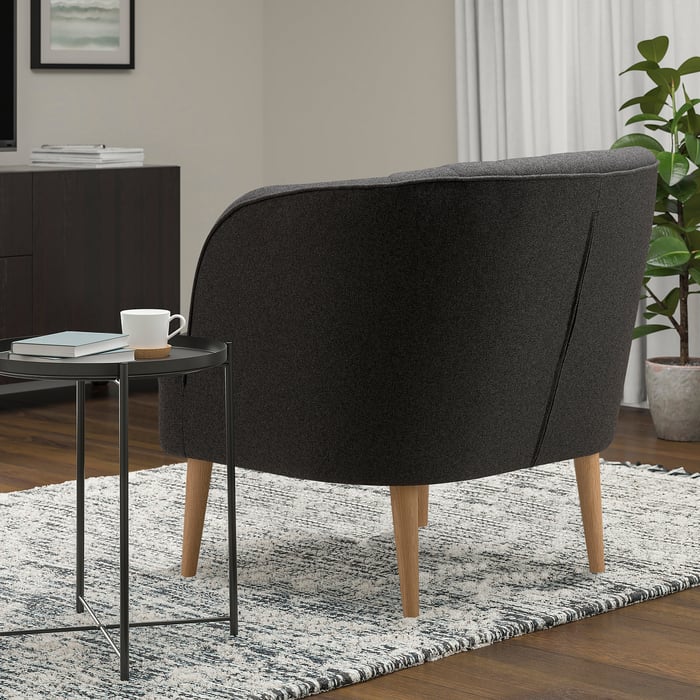 FULLÖSA armchair, dark grey IKEA