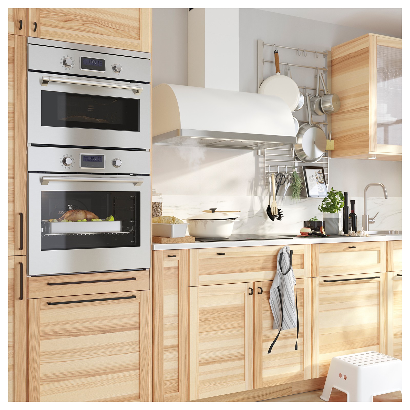 FULLSTÄNDIG Wall mounted extractor hood, white IKEA