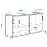 Illustration with measurements for the product: GALANT.