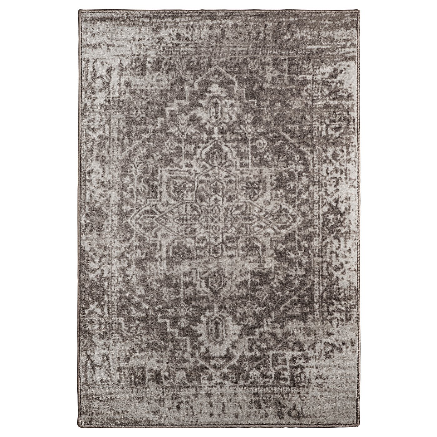 GERLEV Rug, low pile, patterned/grey, 170x230 cm IKEA