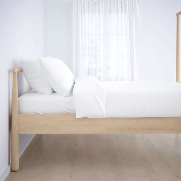 GJÖRA Bed frame birch, Luröy IKEA